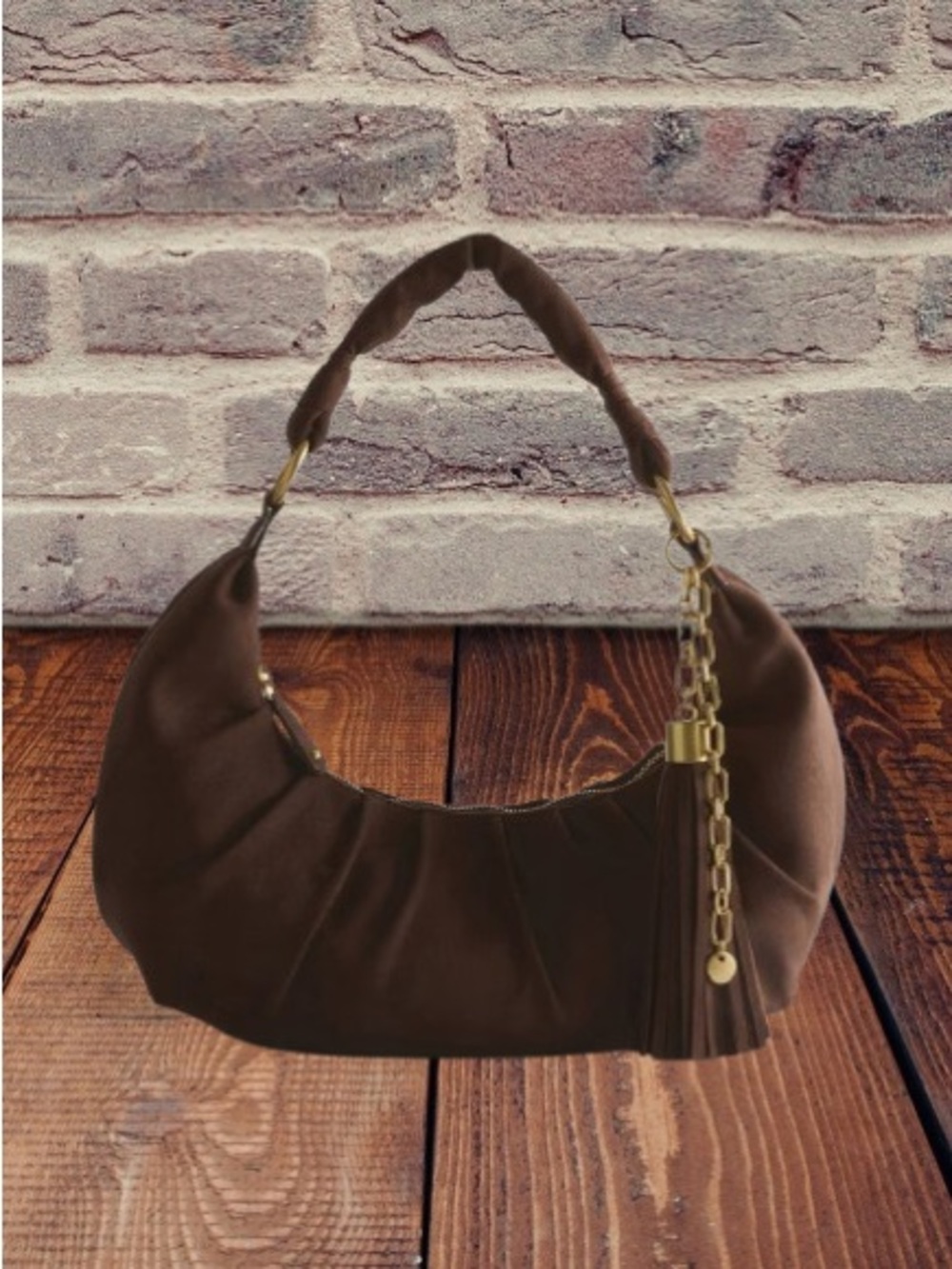 Chocolate Scoop Shoulder Bag - Paula Echevarría Edition